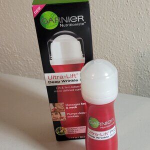 Garnier Ultra-Lift Pro Deep Wrinkle Roller Plumps Firm Anti Aging New RARE!